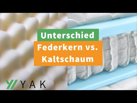 Federkern oder Kaltschaum - Was ist besser? Welche ist für Dich geeignet?