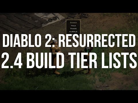 Diablo 2.4 LADDER TIER LISTS!!! Solo, Group, and Endgame!