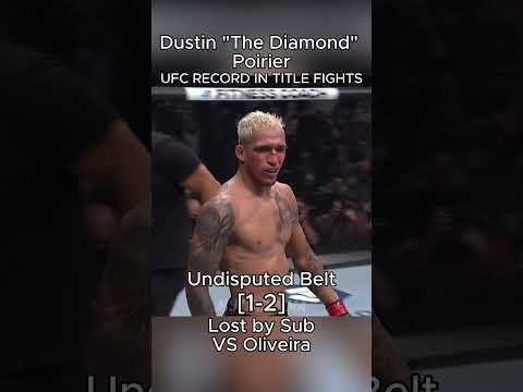 Dustin “The Diamond” Poirier UFC Title fights Record💪🏼💎