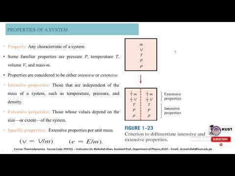 FACULTY241 PHY331 KUST20201 L31 P1 Thermodynamics and energy