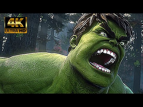WOLVERINE Vs HULK Fight Scene 4K ULTRA HD   Marvel