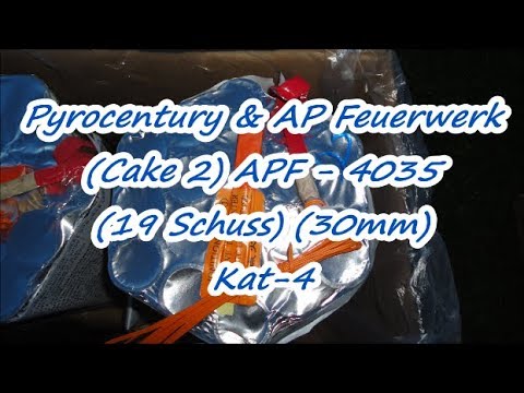 Pyrocentury & APF - 4035 (19 Schuss) (30mm) (Kat-4) (Neuheit 2018) Kein Muster!