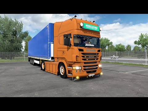 ETS2 1.43 open beta - Euro Truck Simulator 2- Scania Topline R2012 - Bordeaux (F) to La Rochelle (F)