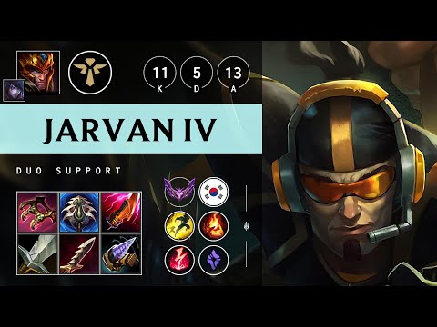 Jarvan IV Support vs Bard: Rampage - KR Master Patch 14.15