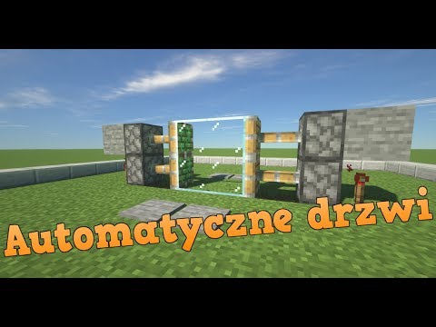 Jak zrobić automatyczne drzwi | Minecraft poradniki #1