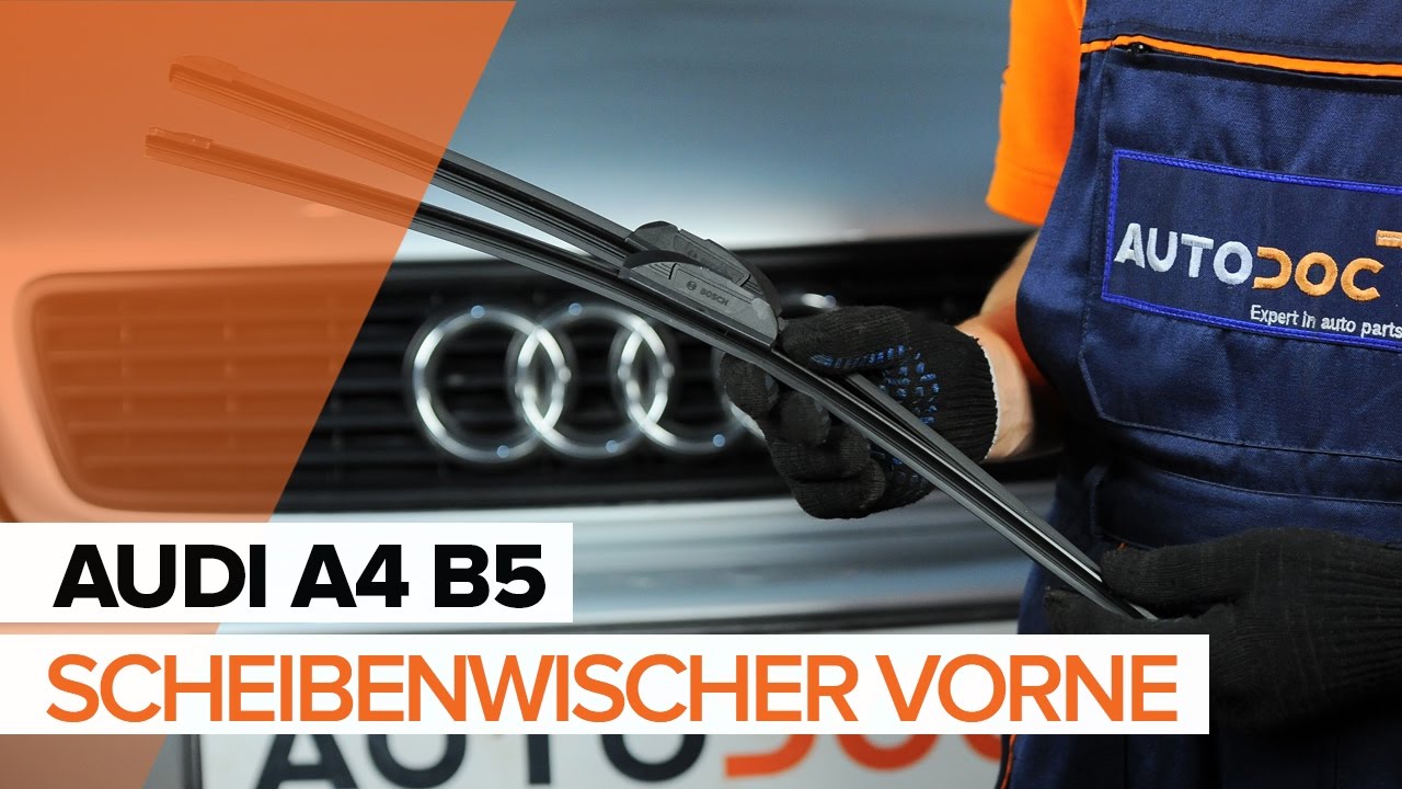 Scheibenwischer vorne selber wechseln: Audi A4 B5 Avant - Austauschanleitung