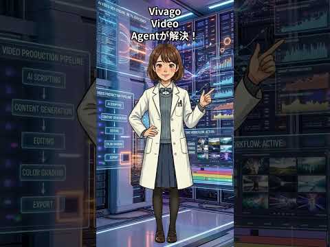 動画制作の『無限ループ』終了！AIが全部作る Vivago Video Agent #Shorts