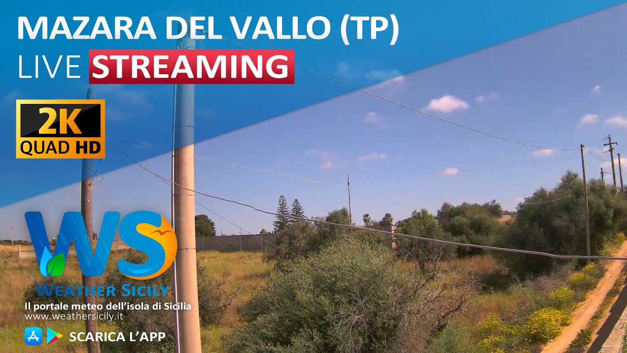 Live webcam view of Mazara del Vallo Countryside Panorama