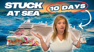 What REALLY Happens When You're STUCK at Sea for 10 DAYS!!! (Transatlantic on NCL Aqua)