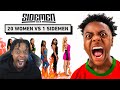 FlightReacts To 20 WOMEN VS 1 SIDEMEN SPEED EDITION TOP 5 YOUTUBE VIDEO OF 2023