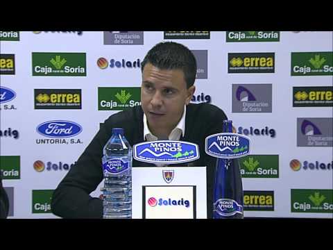 Rueda de Prensa de Lobera tras el CD Numancia (3-2) UD Las Palmas - HD