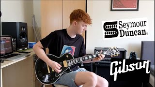 Video thumbnail for Seymour Duncan Pegasus Sentient vs Gibson 490R 498T - Les Paul Custom Pickup Shoot Out! by Charlie Coe