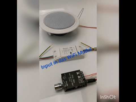 AMbeSpecial #Bluetooth Modul #Verstärker #Wifi Modul #Netzteil anschließen #Decken Lautsprecher