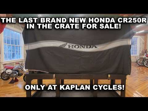 THE LAST BRAND NEW HONDA CR250R FOR SALE; IN THE CRATE, ONLY AT KAPLAN CYCLES!