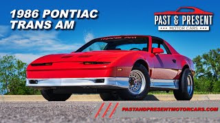 Video Thumbnail for 1986 Pontiac Firebird Trans Am