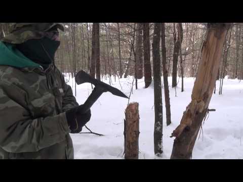 Cold Steel Trench Hawk - Test