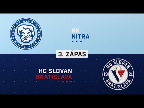 3.zápas finále HK Nitra - HC Slovan Bratislava HIGHLIGHTS
