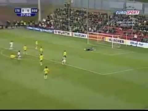 LITUANIA 0:1 ROMANIA 6/6/09 Fifa 2010 World Cup Qualifiers Highlights and Goals