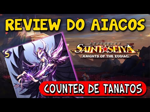 REVIEW COMPLETO DO AIACOS DE GARUDA - ÓTIMO COUNTER DE TANATOS - SAINT SEIYA AWAKENING