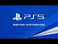 How To Reset Your Password On PS5