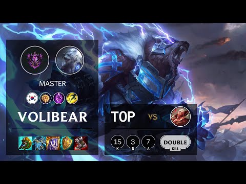 Volibear Top vs Vladimir - KR Master Patch 10.23