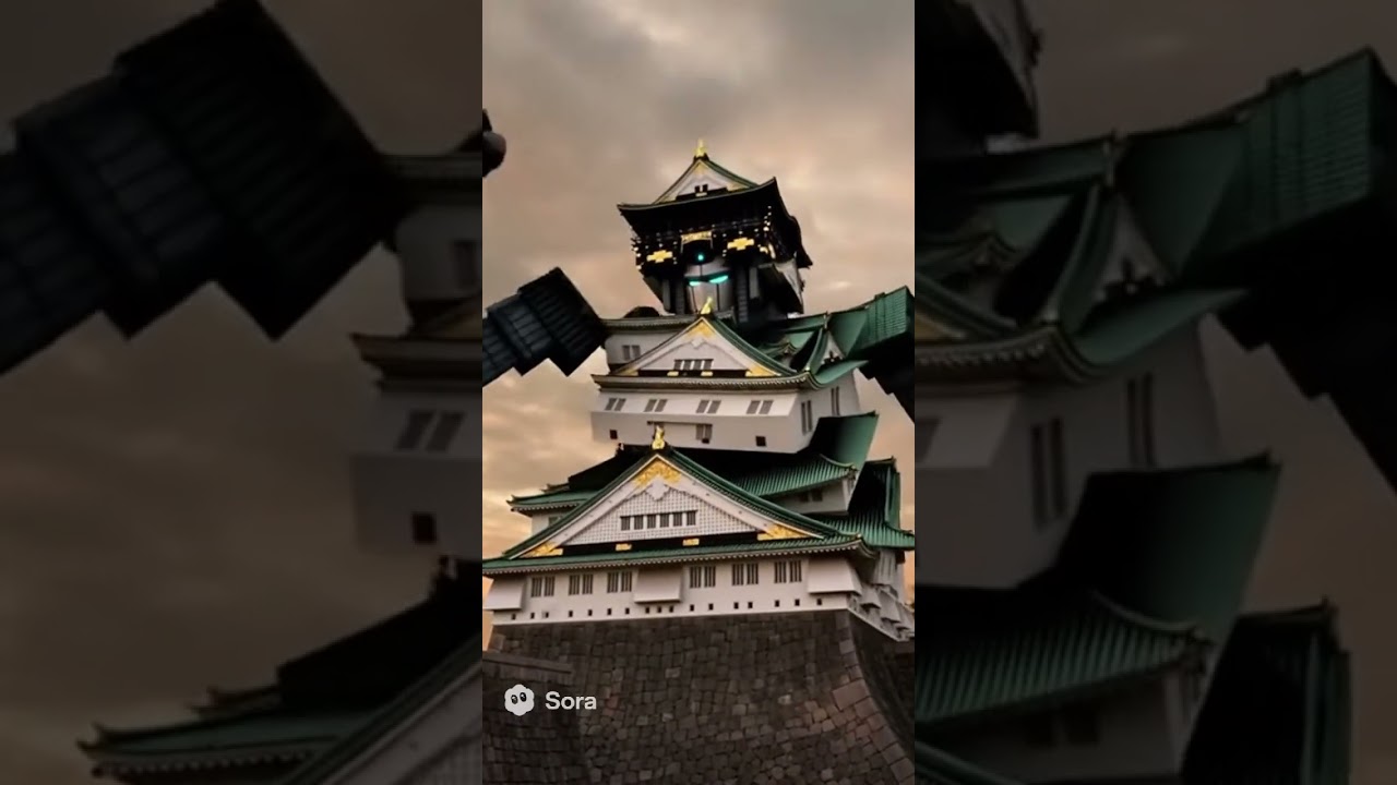 大阪城ロボット発進