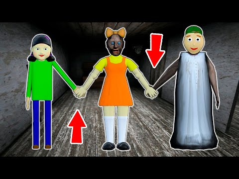 Granny vs Squid Game (오징어 게임) vs Baldi - funny horror school animation (Season 2, All Episode 11-20)