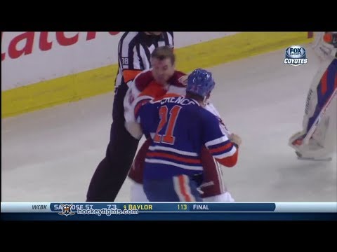 Jordan Szwarz vs Andrew Ference