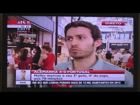 Luís Neto - Entrevista Portugal x Alemanha 2014 - SIC Notícias