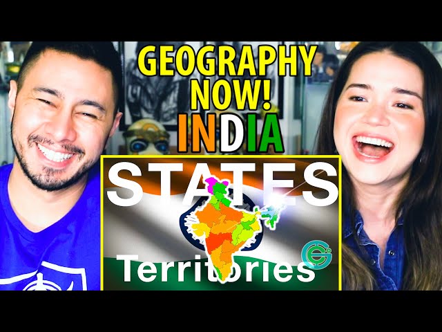 INDIA: States & Territories EXPLAINED by Geography Now | Reaction by Jaby Koay & Achara Kirk SDDEFAULT Thumbnail