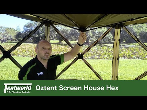 Oztent Hex House Setup Demonstration, Features & Review