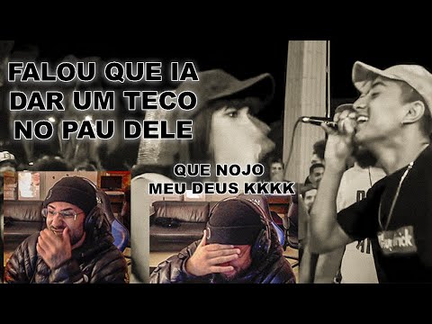 KRAWK reagindo a Lya Vs Dreka - 1 Fase - Batalha Do Relógio