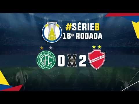 Gols de Guarani 0 x 2 Vila Nova, Série B Campeonato Brasileiro 2019