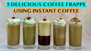 INSTANT COFFEE SERIES: START A COFFEE SHAKE/FRAPPE BUSINESS WITH THESE 5 EASY RECIPES -  12oz cups