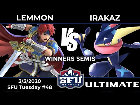 SFU Tuesday #48: Lemmon (Roy, Joker) vs Irakaz (Greninja) - Winners Semis