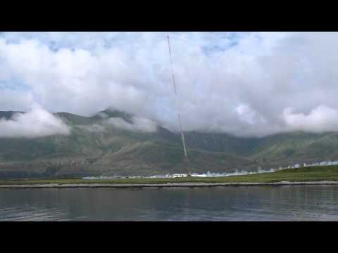 Coast Guard Loran Station Attu's tower demolished