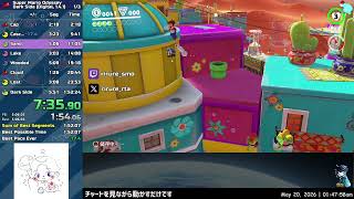 【RTA】スーパーマリオ オデッセイ Dark Side (月の国 裏クリアRTA) 1時間46分41秒
