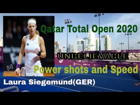 Laura Siegemund (GER) I 2020 Qatar Total Open I Catch on my GoPro7 Cam