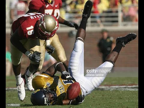 Kenny Ingram hit on Clint Woods