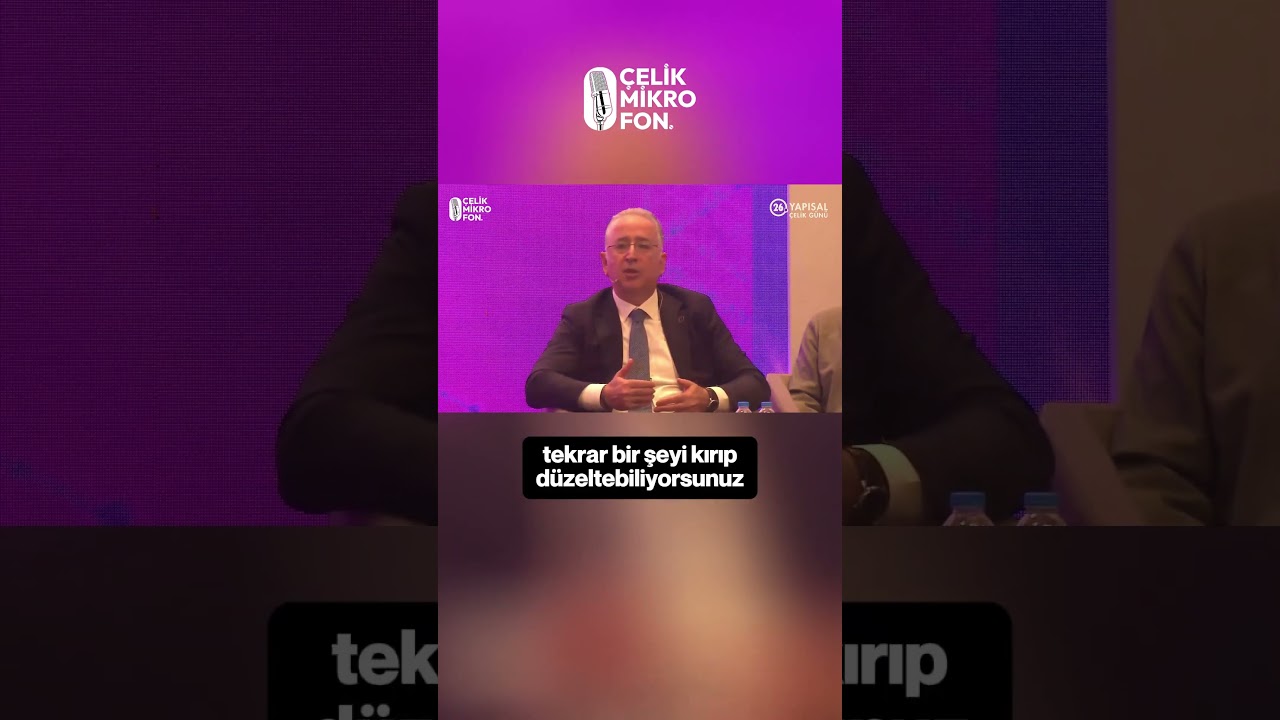 Çelik Mikrofon I M.Karluk Çetinkaya I 26. Yapısal Çelik Günü Paneli