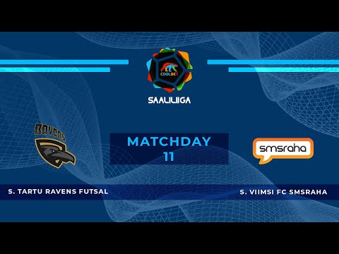 Tartu Ravens Futsal - Viimsi FC Smsraha. Coolbet Saaliliiga. MD 11. Live stream