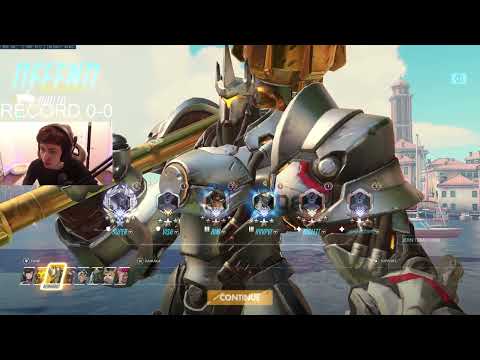 SUPER BEST REINHARDT IN NA - GAMEPLAY OVERWATCH SEASON 32 TOP 500