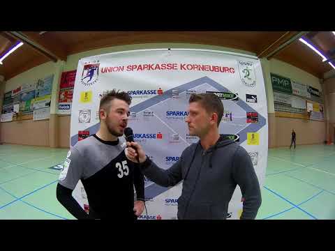 24.11.2018 - Korneuburg gegen Atzgersdorf - Interview mit Niko Fuchs