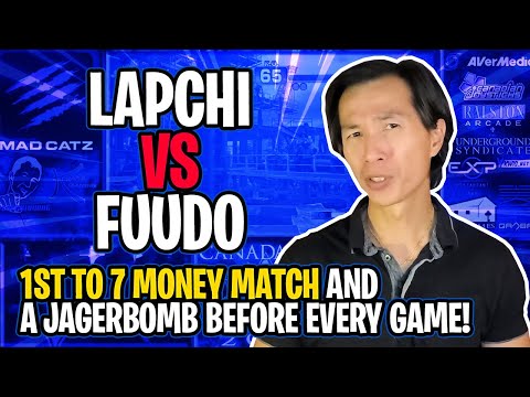 LapChi vs Fuudo 1st to 7 money match and a jagerbomb before every game!  Ultra Street Fighter 4.