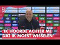 'Hoorde ik van de SUPPORTERS' | ARNE SLOT grapt over DRIE WISSELS in de rust tegen FC VOLENDAM