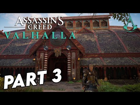ASSASSINS CREED: VALHALLA - WALKTHROUGH PART 3 - PLAYSTATION 5 - 4K 60FPS GAMEPLAY - FULL GAME