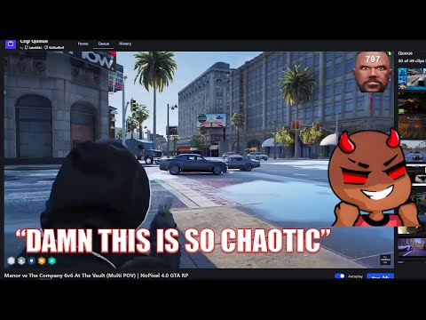 Client Reacts To Company Diss Track By SK, Manor Vs Company 6v6 And More | Nopixel 4.0