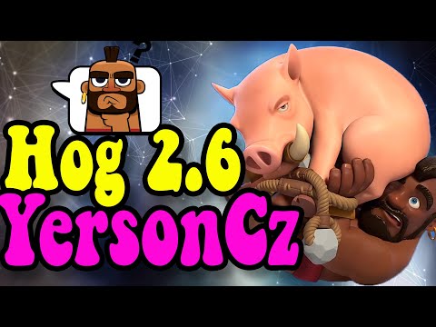 YersonCz Hog cycle 2.6 gameplays 👈 Clash Royale