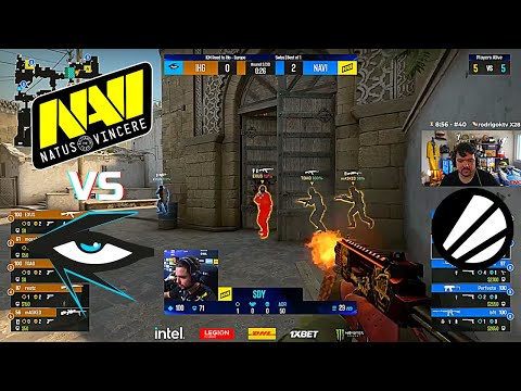 GAULES TRANSMITINDO NAVI VS ILLUMINAR - IEM ROAD TO RIO 2022 EUROPE RMR (DUST2 - MAPA 1 MD1)