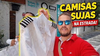 “CAMISAS  SUJAS! CORREMOS PRA LAVANDERIA EXPRESS 😅👕”